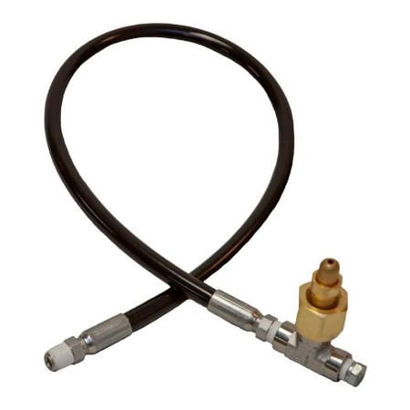 Air Systems Intl 30" Connecting Whip w/Tee, CGA-347, 5000 PSI, CW-30HP